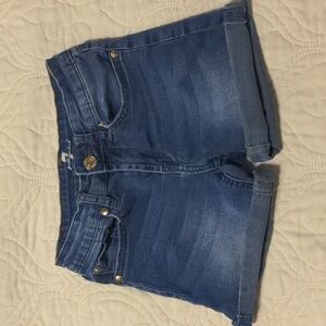 7 for all mankind girls jean shorts